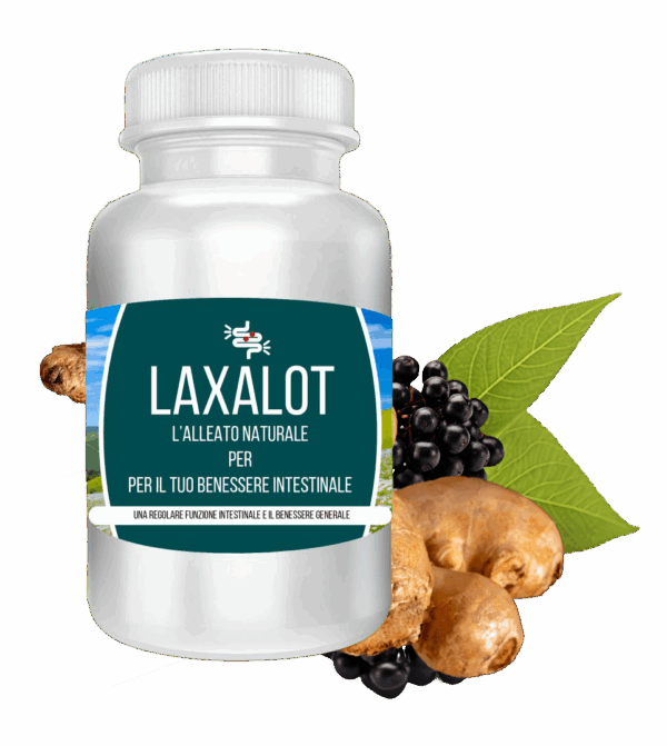 LAXALOT - Integratore Naturale per Stitichezza Occasionale Gonfiore Addominale problemi intestinali - Ritrova il benessere intestinale con formula naturale - immagine 3